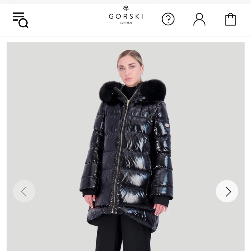 Gorski Apres-Ski jacket with detachable fox fur trim